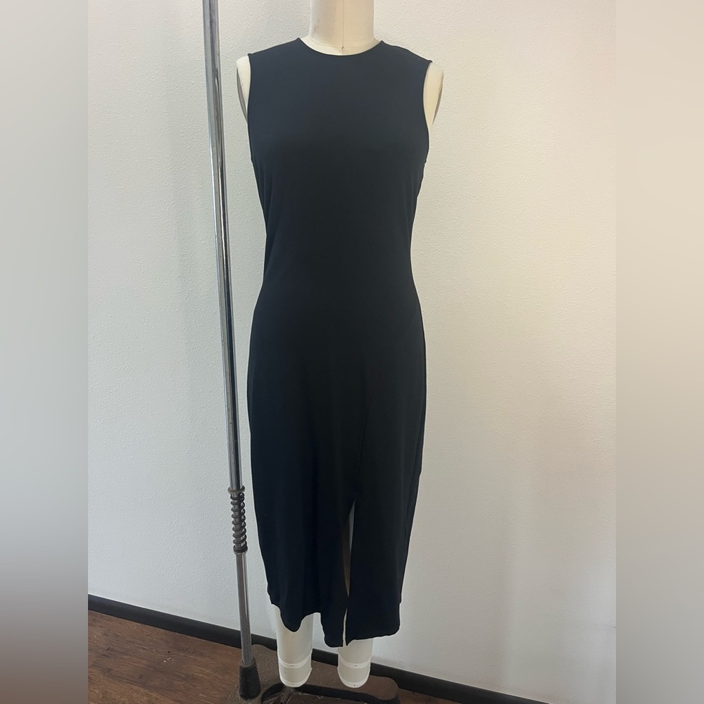Theory Black Midi Dress